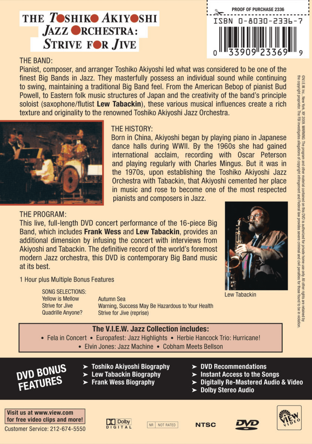 Toshiko Akiyoshi: Stive For Jive 2 Toshiko Akiyoshi: Stive For Jive - Image 2