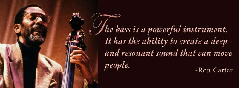 Maestro Ron Carter - the legendary American jazz bassist